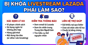 Bị Khóa Livestream Lazada Phải Làm Sao?