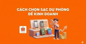 Cách Chọn Sạc Dự Phòng Để Kinh Doanh