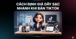 Cách Định Giá Dây Sạc Nhanh Khi Bán TikTok