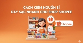Cách Kiếm Nguồn Sỉ Dây Sạc Nhanh Cho Shop Shopee