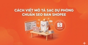 Cách Viết Mô Tả Sạc Dự Phòng Chuẩn SEO Bán Shopee