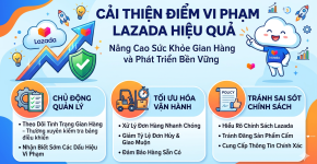 Cải Thiện Điểm Vi Phạm Lazada Hiệu Quả