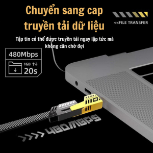 SỈ DÂY SẠC 4IN1 - 65W DÀI 1M - SỈ CÁP SẠC NHANH