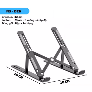 Sỉ Giá đỡ Laptop nhôm 15.6 inch - Sỉ phụ kiện điện thoại TPHCM