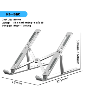 Sỉ Giá đỡ Laptop nhôm 15.6 inch - Sỉ phụ kiện điện thoại TPHCM