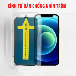 Sỉ Kính Cường Lực Iphone CHỐNG NHÌN TRỘM Khung Tự Dán 6/7/8plus - 16PRM