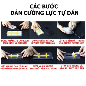 Sỉ Kính Cường Lực Iphone CHỐNG NHÌN TRỘM Khung Tự Dán 6/7/8plus - 16PRM
