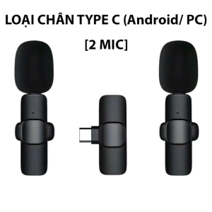 Sỉ Micro Bluetooth K9 (2 mic, TYPE C)