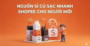 Nguồn Sỉ Củ Sạc Nhanh Shopee Cho Người Mới