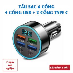 SỈ TẨU SẠC 6 CỔNG OTO - SỈ PHỤ KIỆN ĐIỆN THOẠI